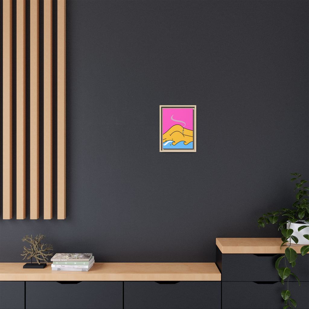 Bum a Cig Canvas, Framed (Multi-color)