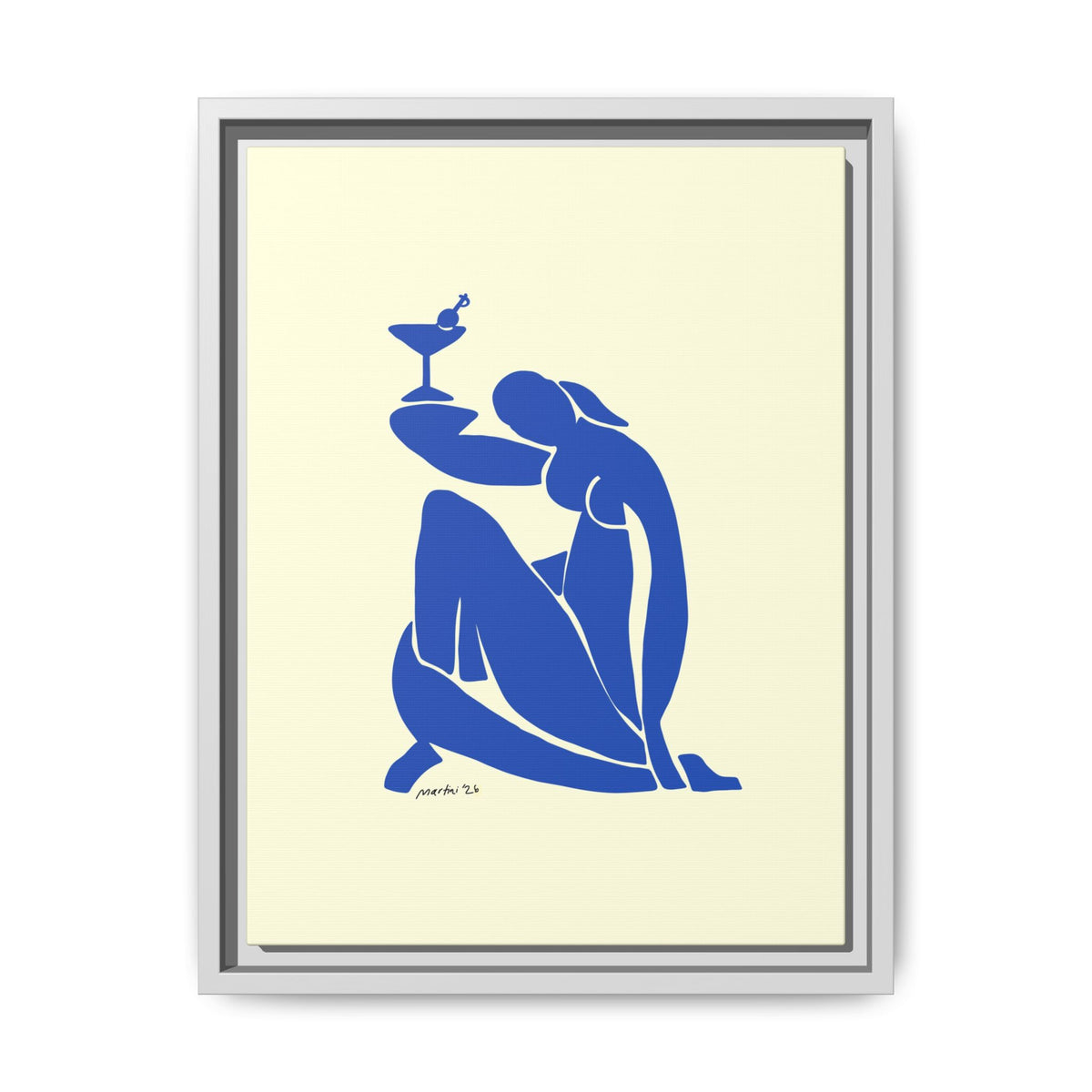 Matissini Canvas, Framed (Multi-color)