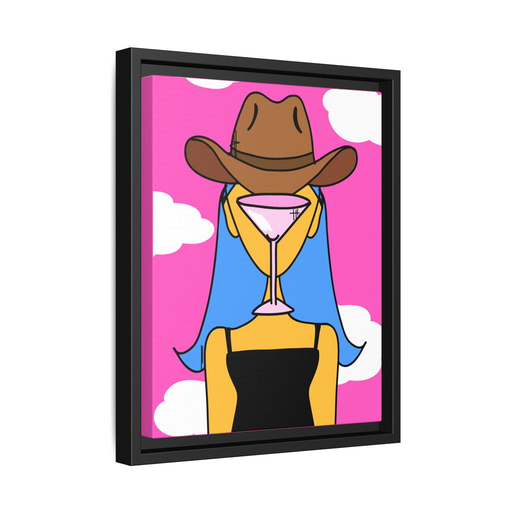 The Daughter of Martini Canvas, Framed (Multi-color)