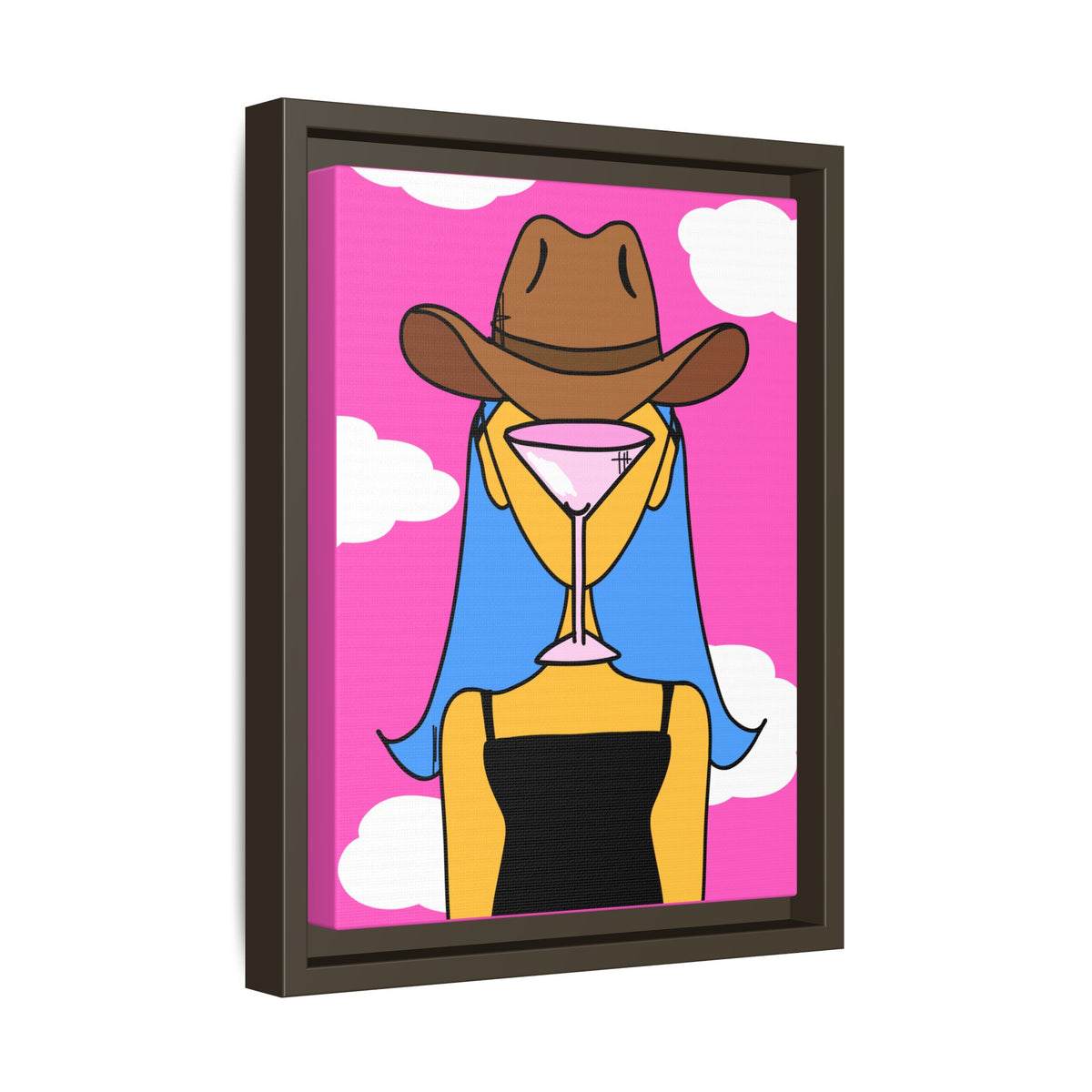 The Daughter of Martini Canvas, Framed (Multi-color)