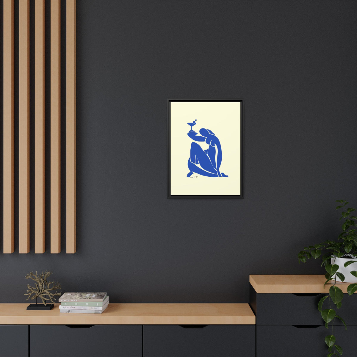 Matissini Canvas, Framed (Multi-color)
