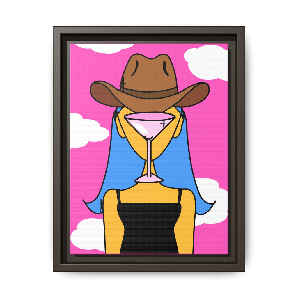 The Daughter of Martini Canvas, Framed (Multi-color)