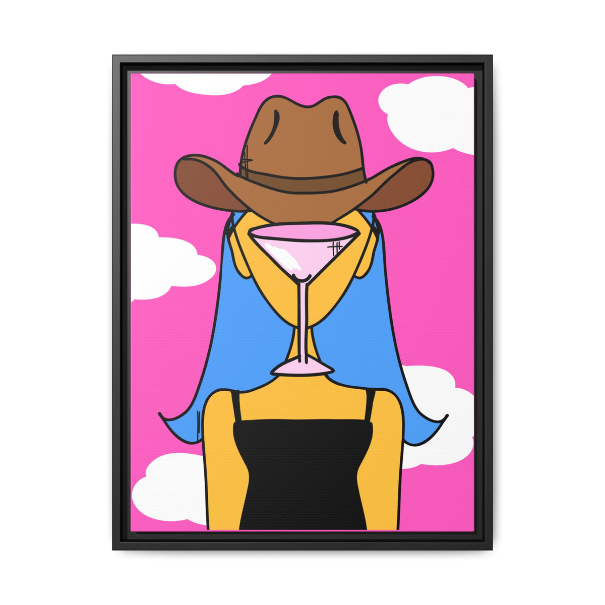 The Daughter of Martini Canvas, Framed (Multi-color)