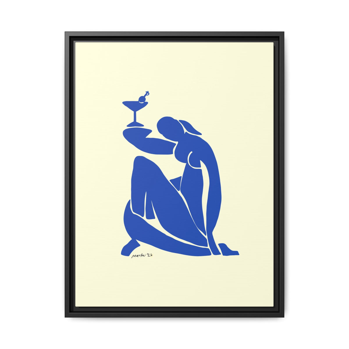 Matissini Canvas, Framed (Multi-color)