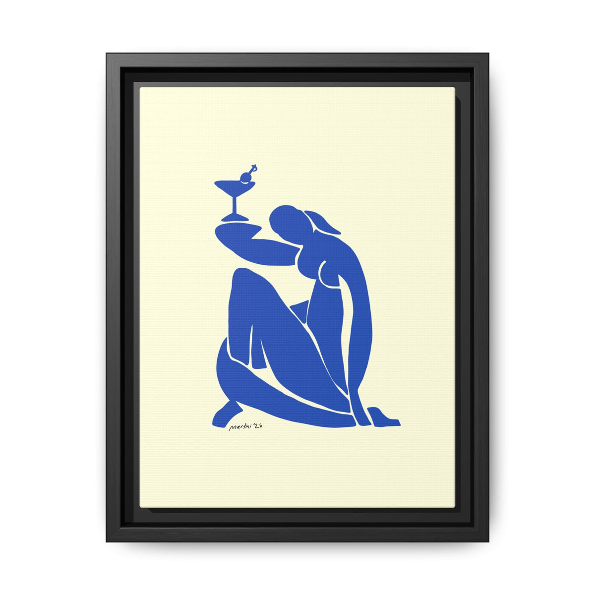 Matissini Canvas, Framed (Multi-color)