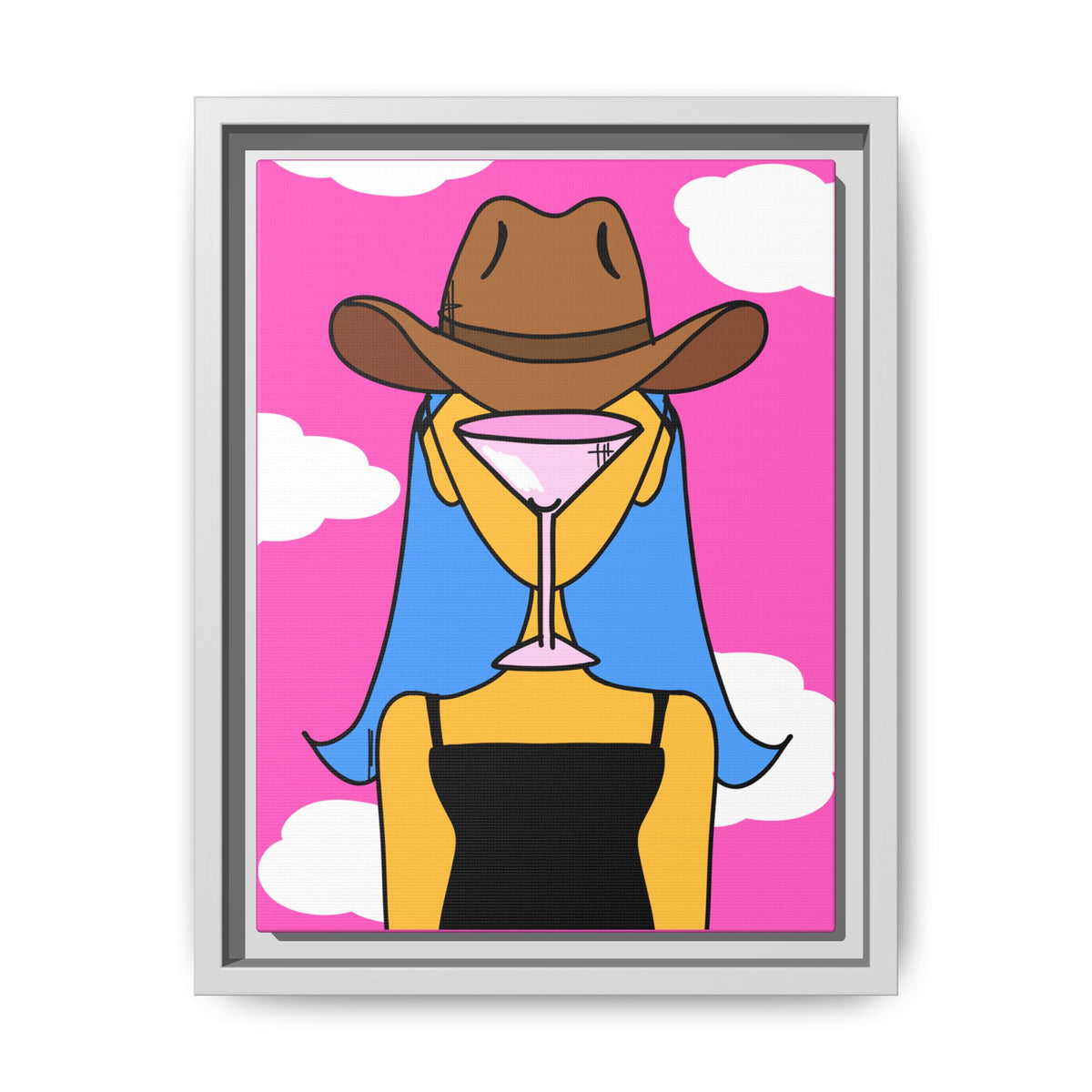 The Daughter of Martini Canvas, Framed (Multi-color)