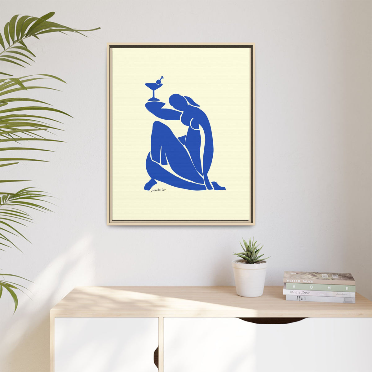 Matissini Canvas, Framed (Multi-color)