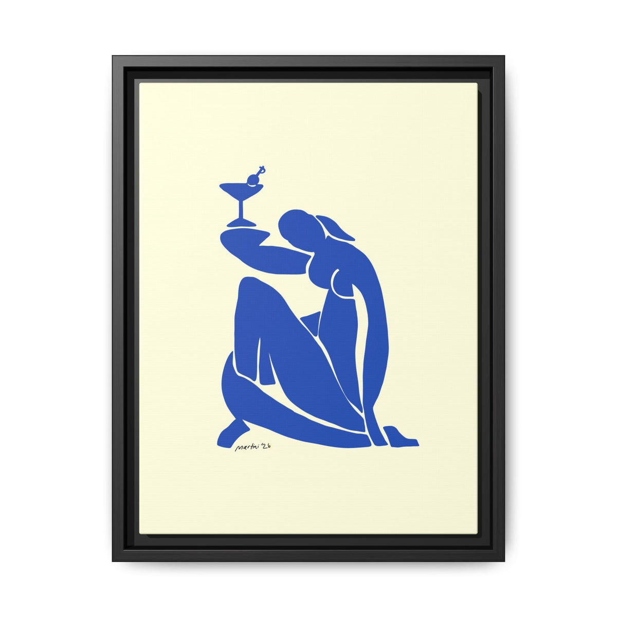 Matissini Canvas, Framed (Multi-color)