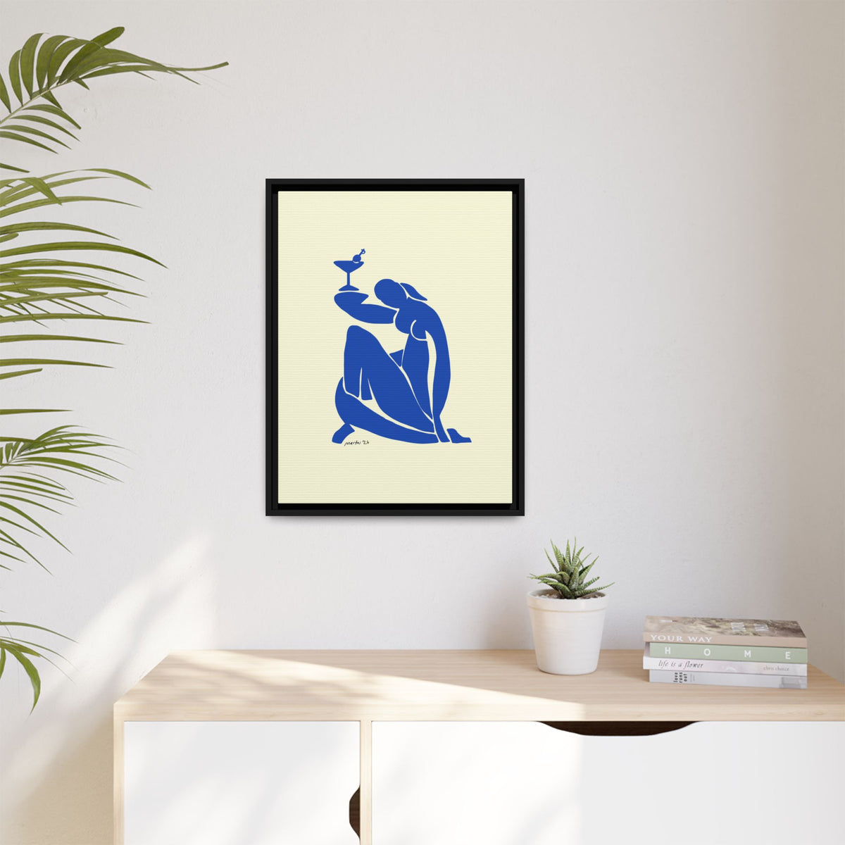 Matissini Canvas, Framed (Multi-color)