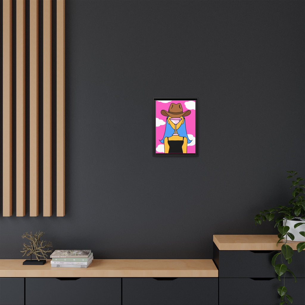 The Daughter of Martini Canvas, Framed (Multi-color)