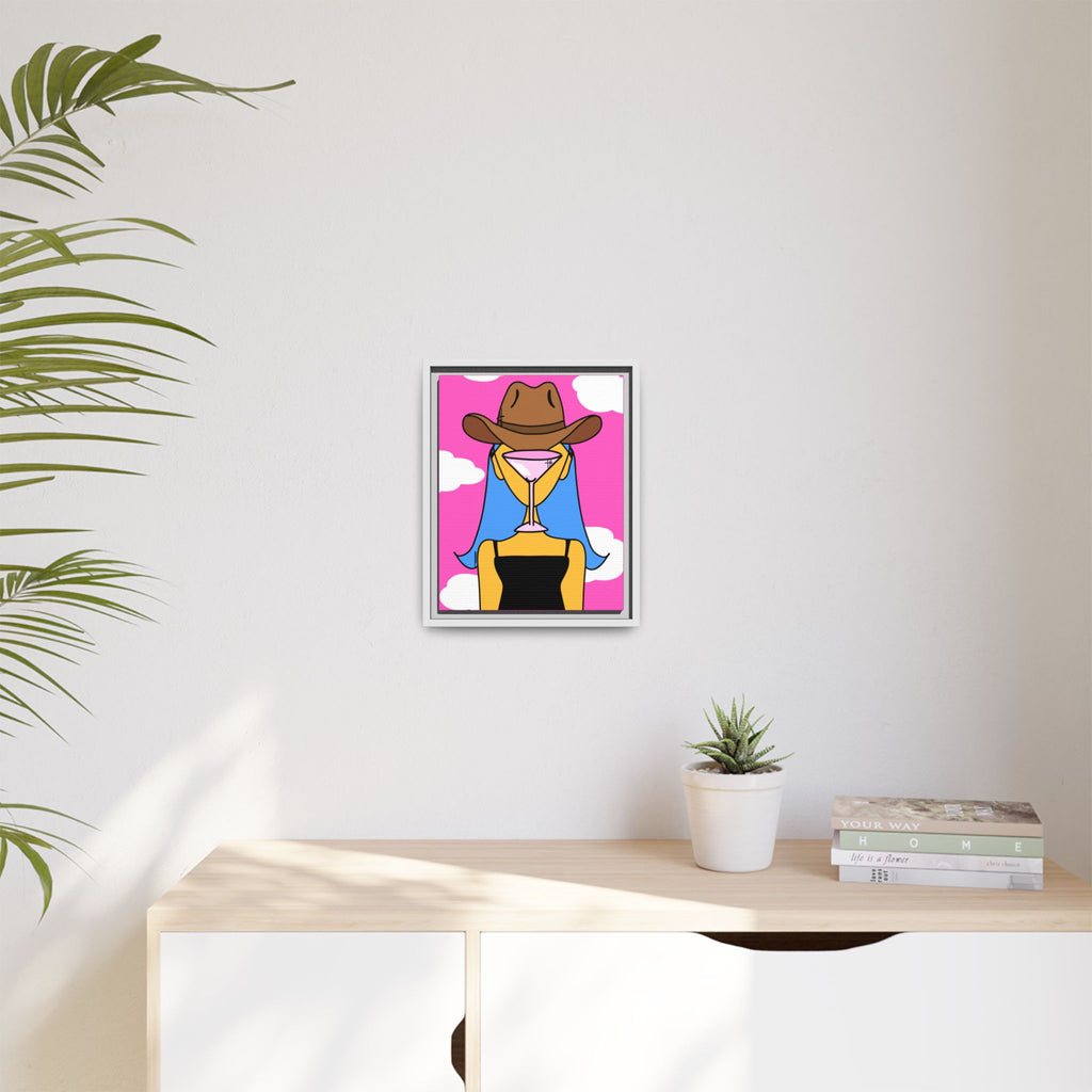 The Daughter of Martini Canvas, Framed (Multi-color)