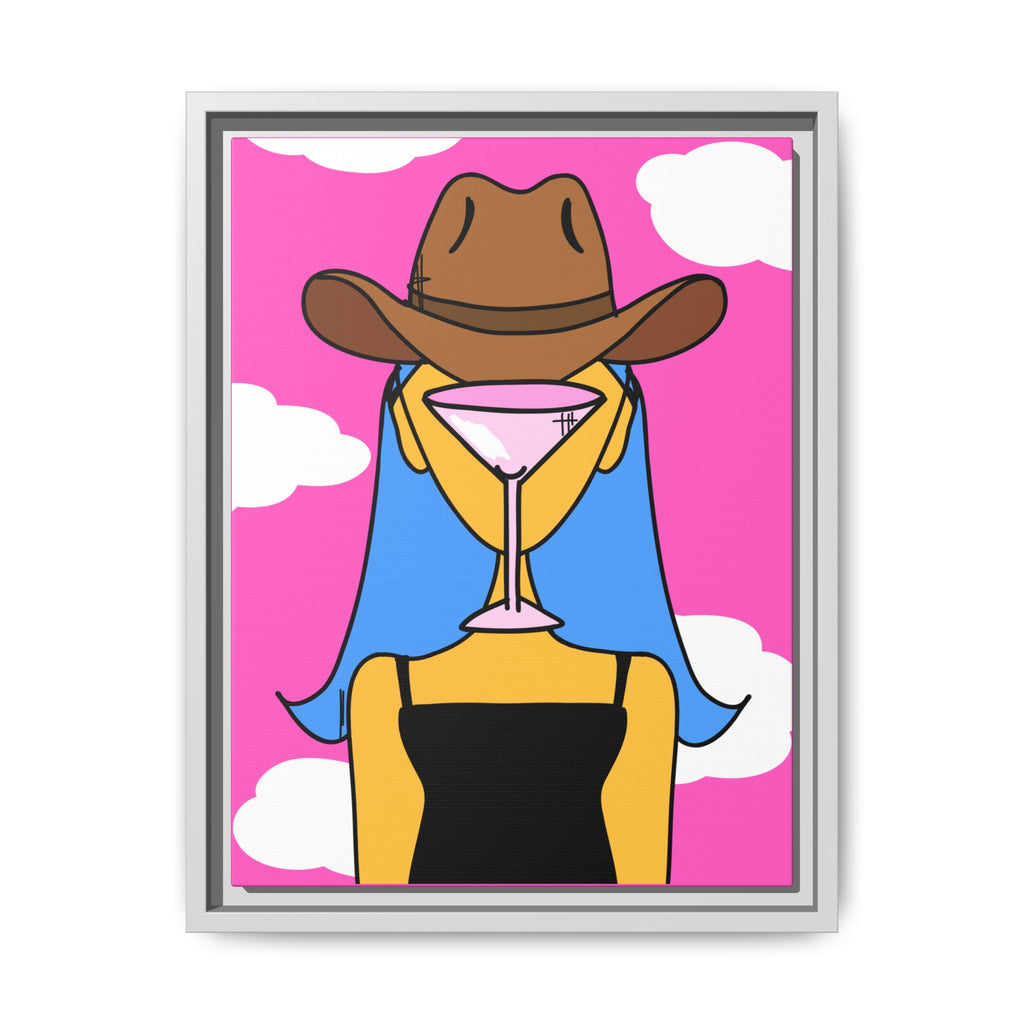 The Daughter of Martini Canvas, Framed (Multi-color)