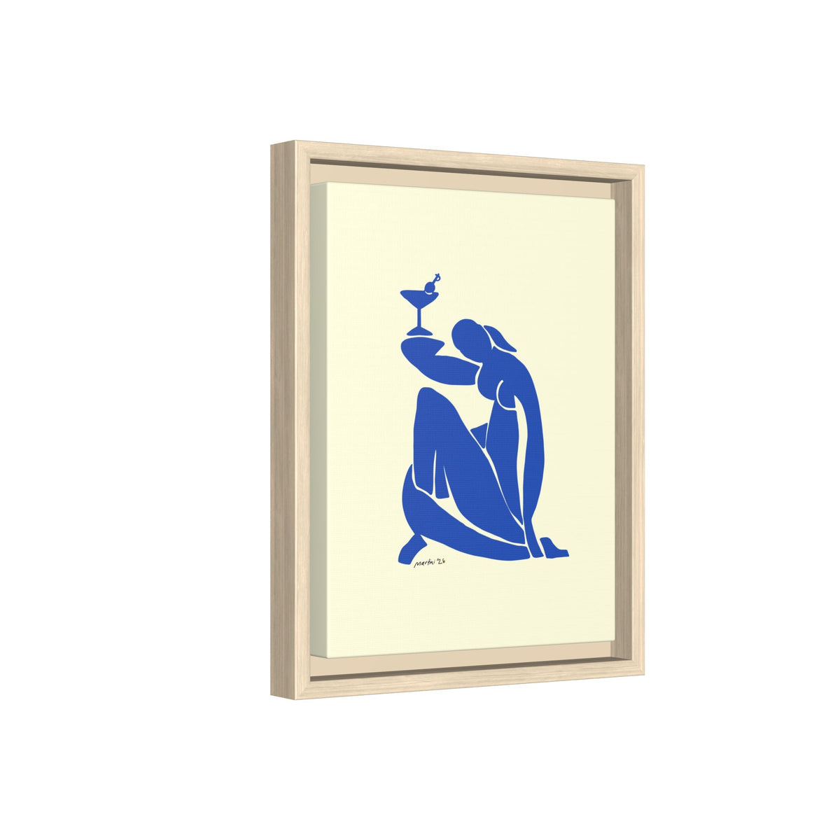 Matissini Canvas, Framed (Multi-color)