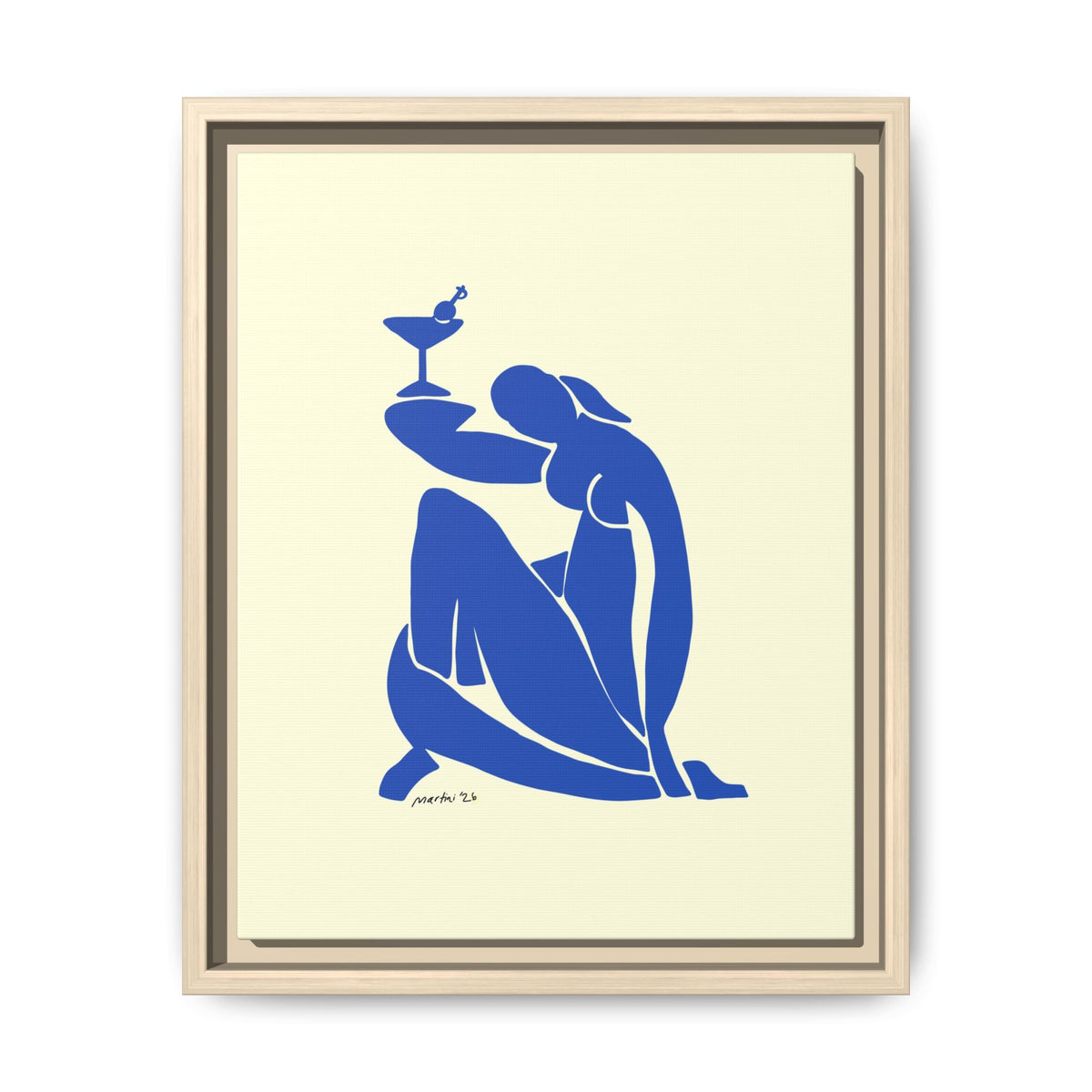 Matissini Canvas, Framed (Multi-color)