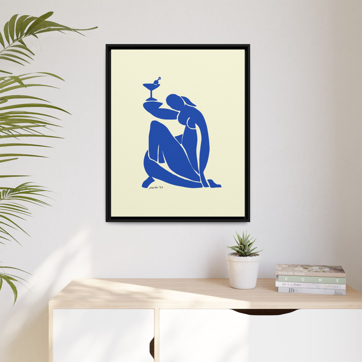 Matissini Canvas, Framed (Multi-color)