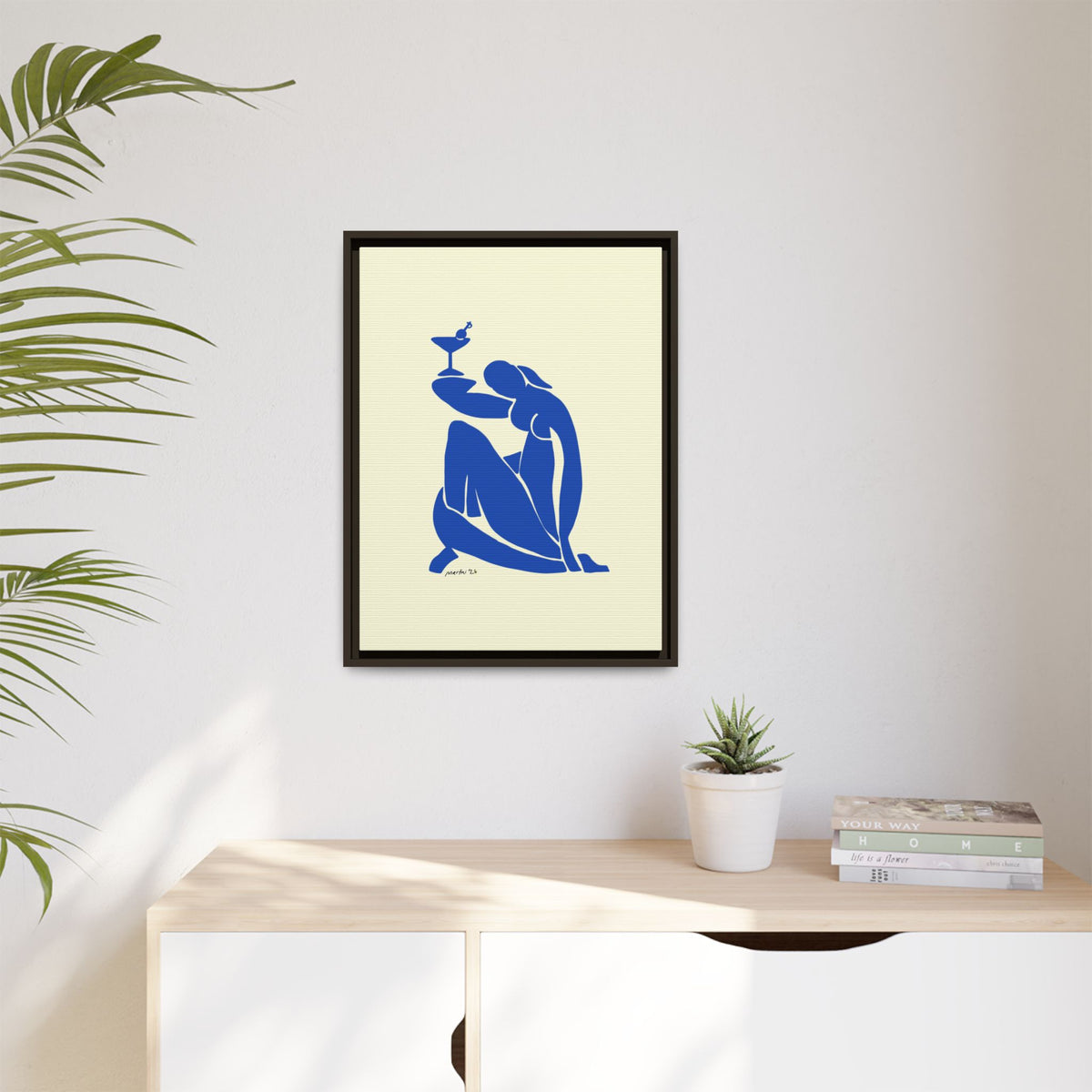 Matissini Canvas, Framed (Multi-color)