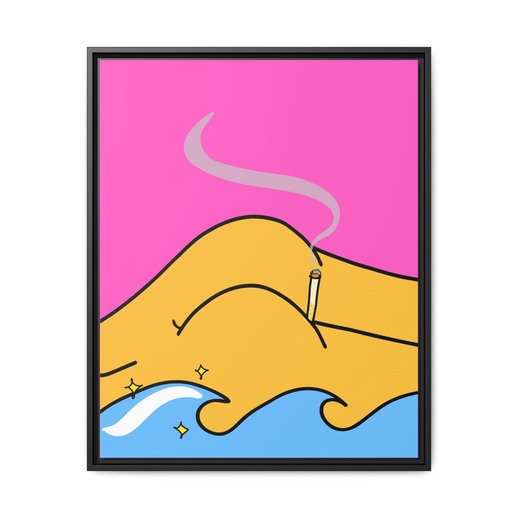 Bum a Cig Canvas, Framed (Multi-color)