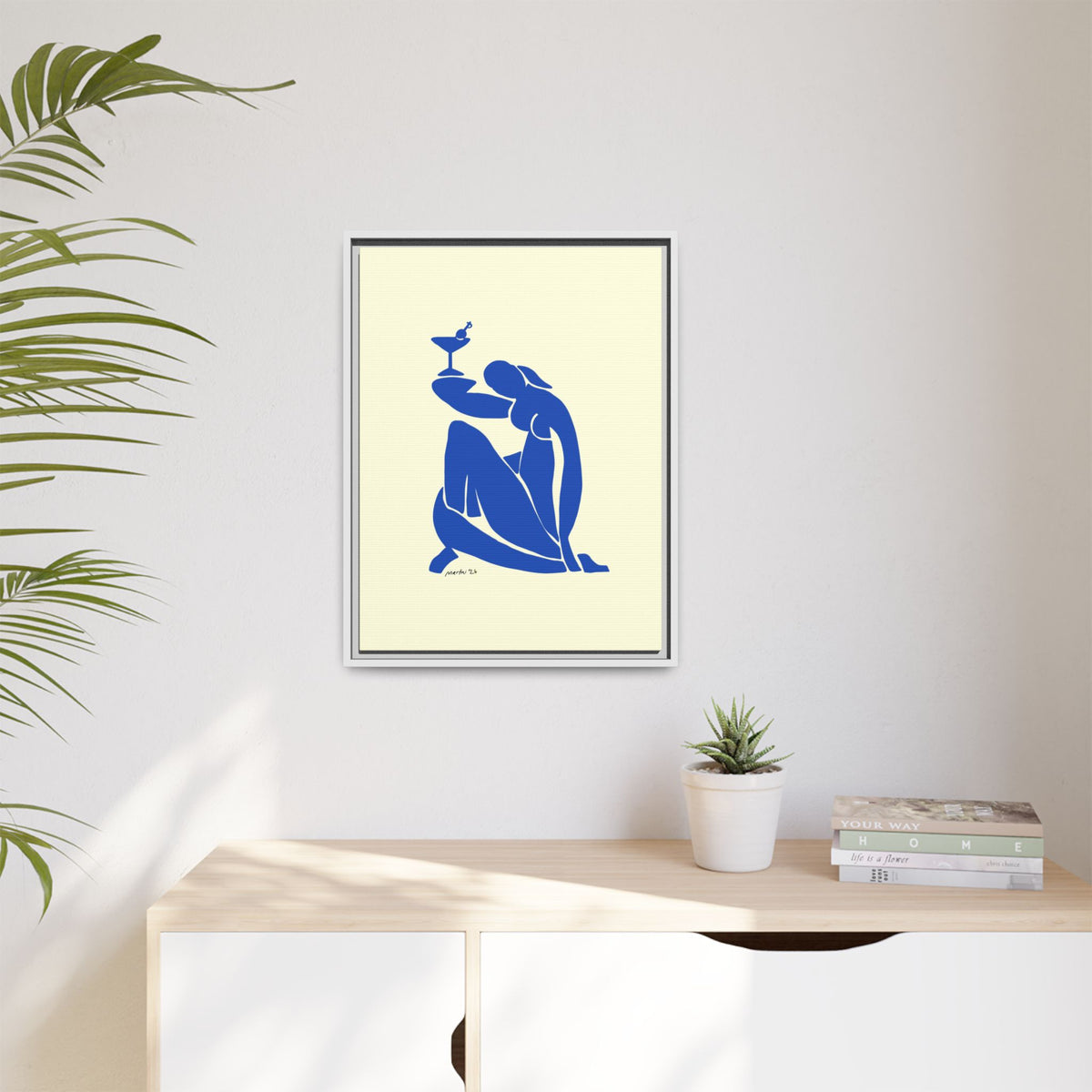 Matissini Canvas, Framed (Multi-color)