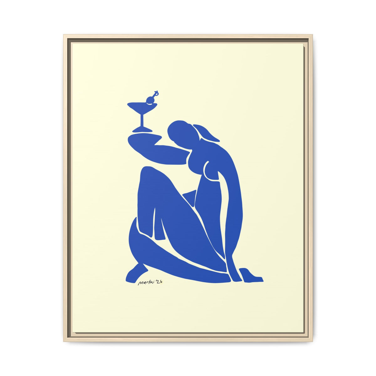 Matissini Canvas, Framed (Multi-color)