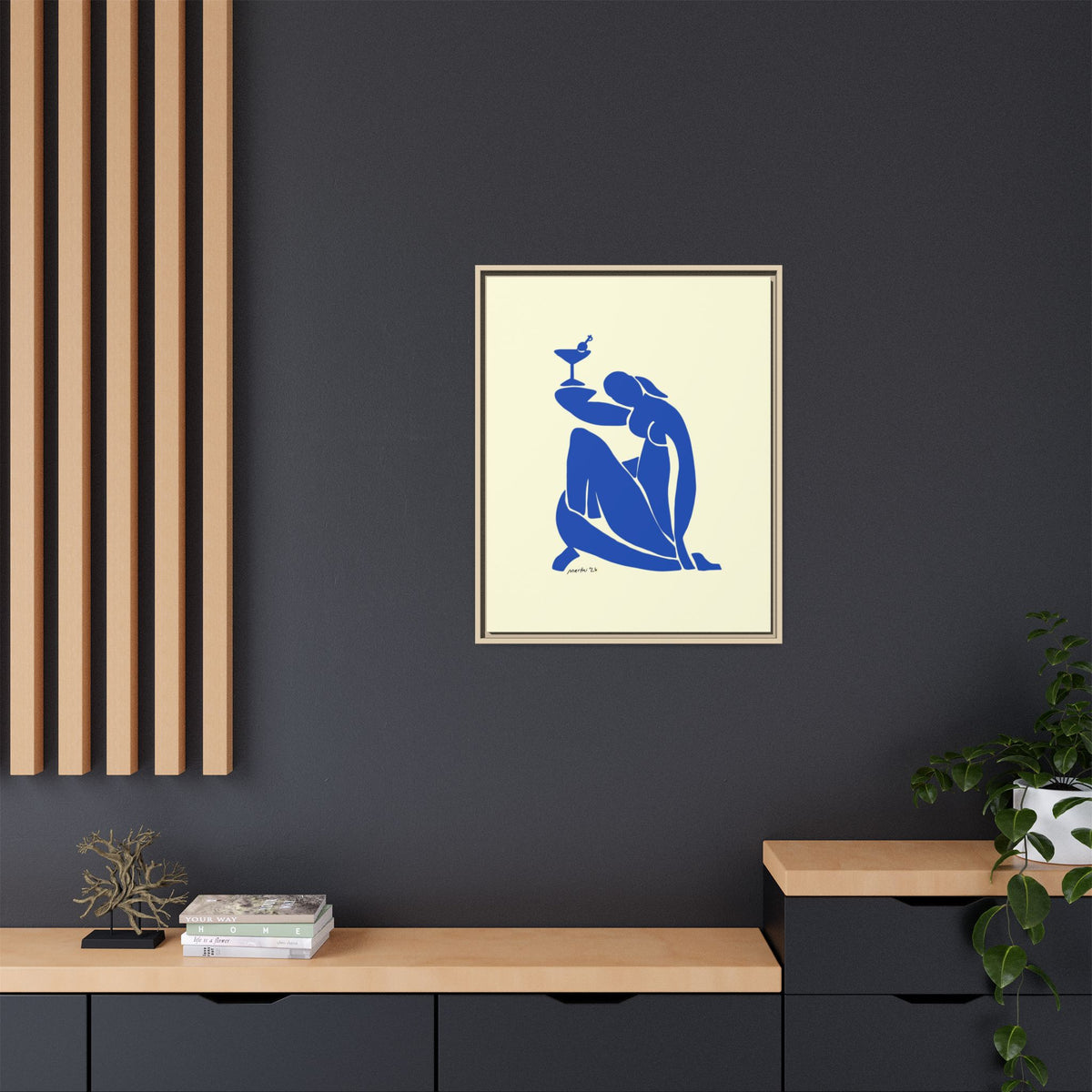 Matissini Canvas, Framed (Multi-color)