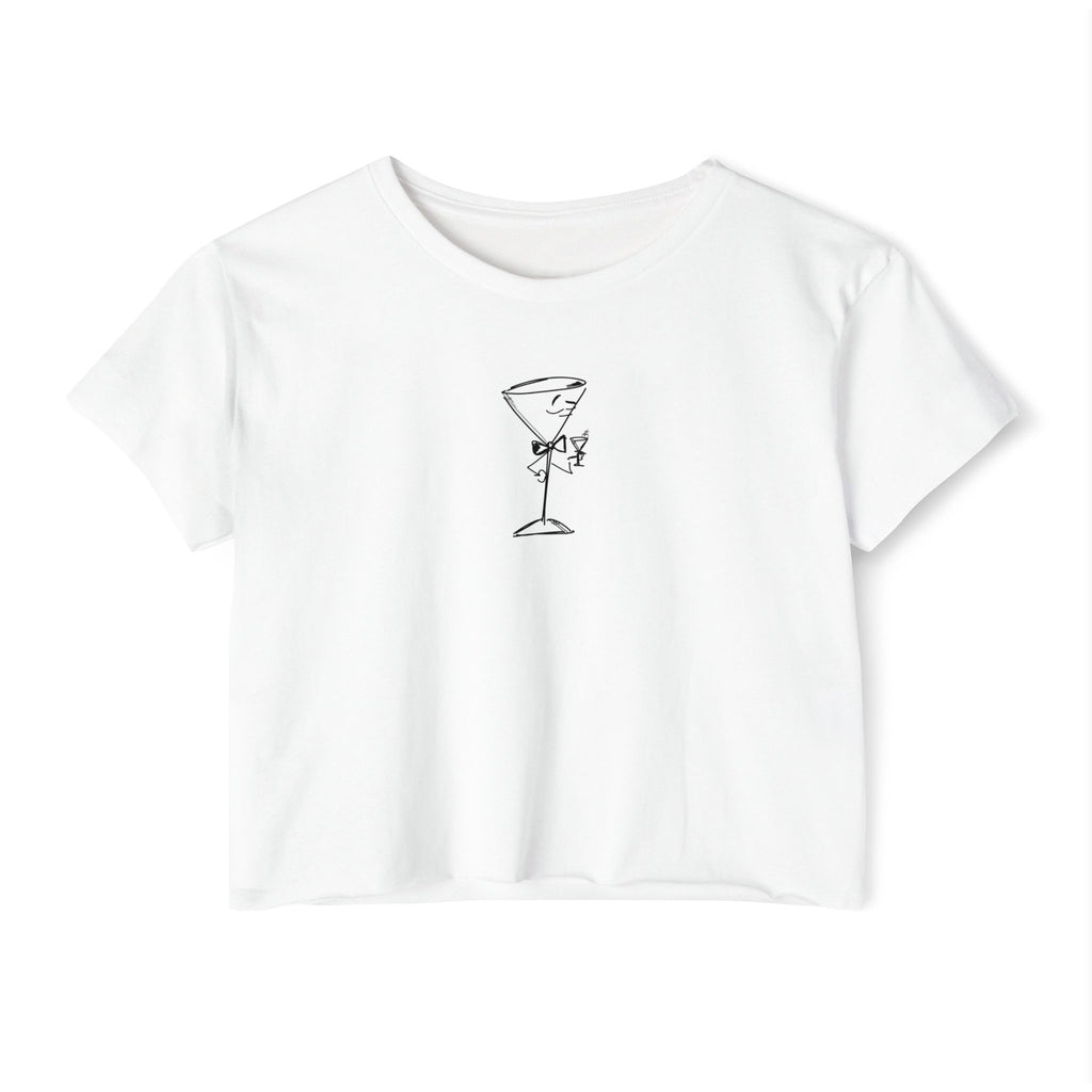 Monsieur Martini Crop Top