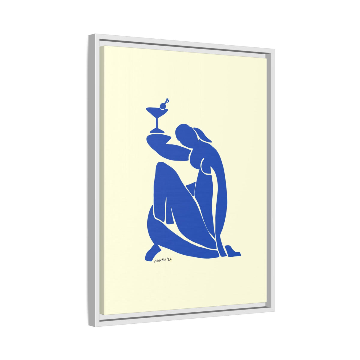 Matissini Canvas, Framed (Multi-color)