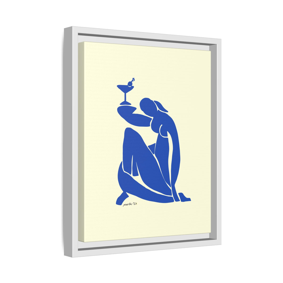 Matissini Canvas, Framed (Multi-color)