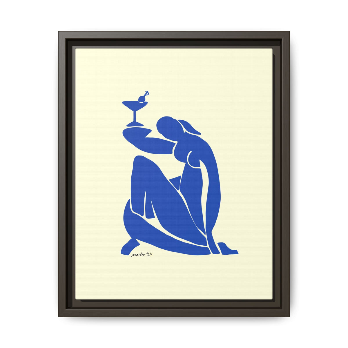 Matissini Canvas, Framed (Multi-color)
