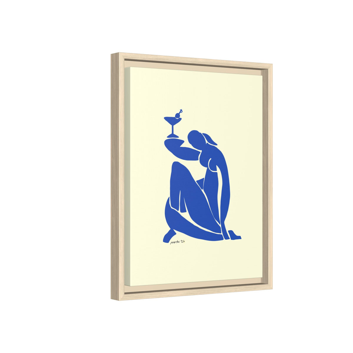 Matissini Canvas, Framed (Multi-color)