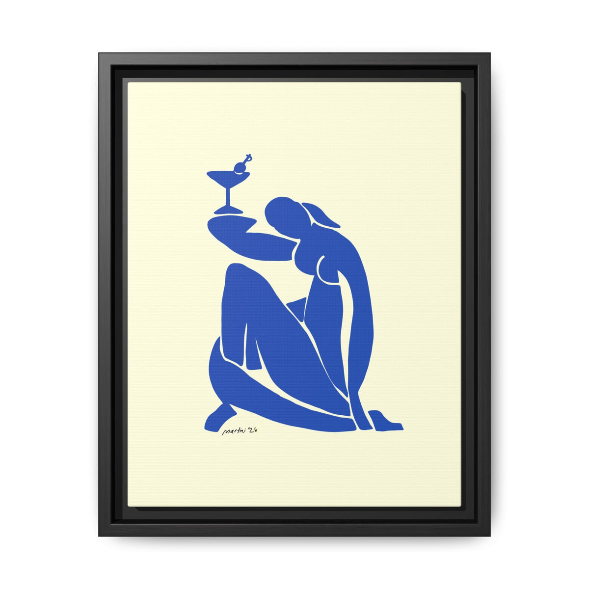 Matissini Canvas, Framed (Multi-color)