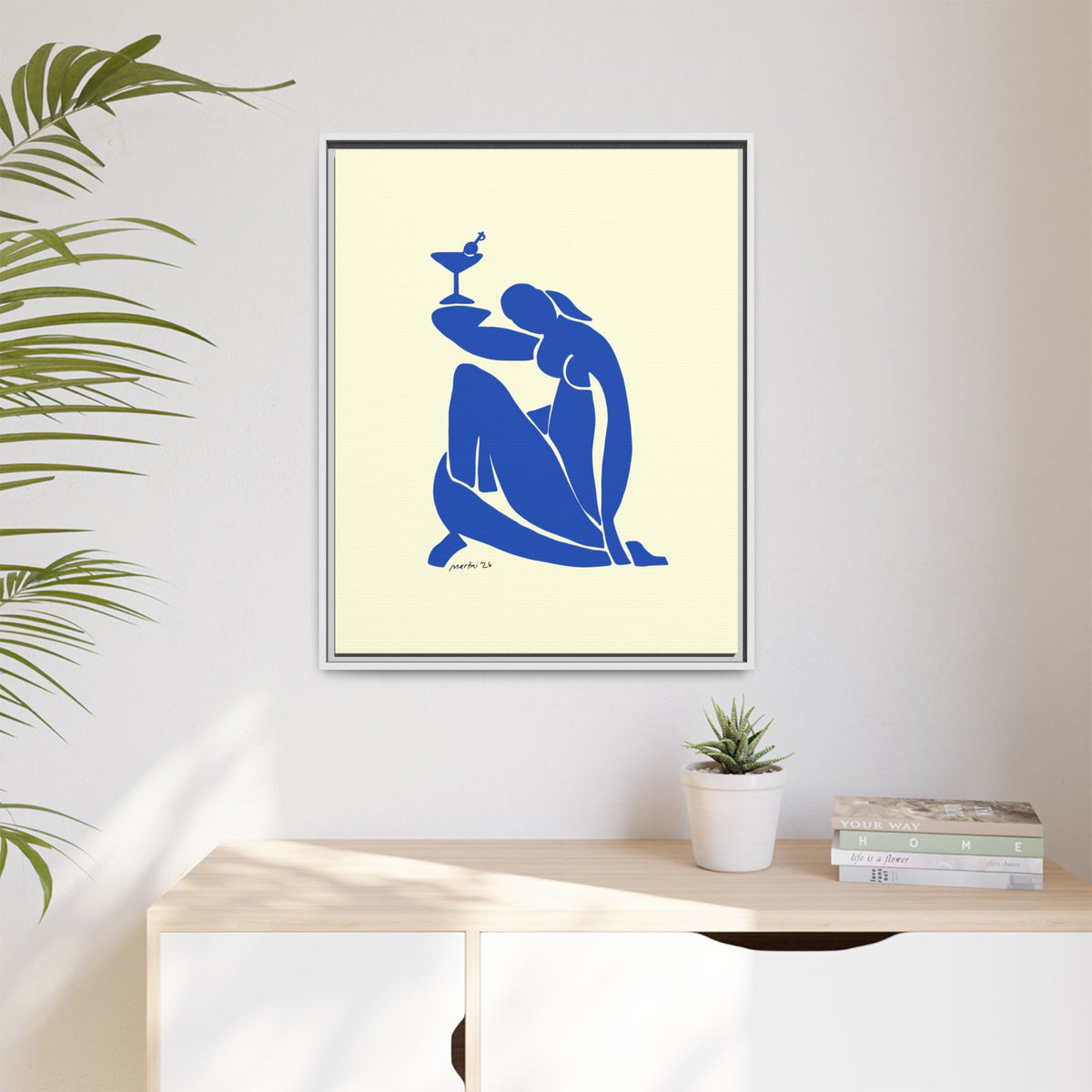 Matissini Canvas, Framed (Multi-color)