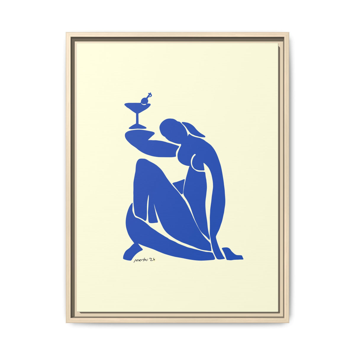 Matissini Canvas, Framed (Multi-color)